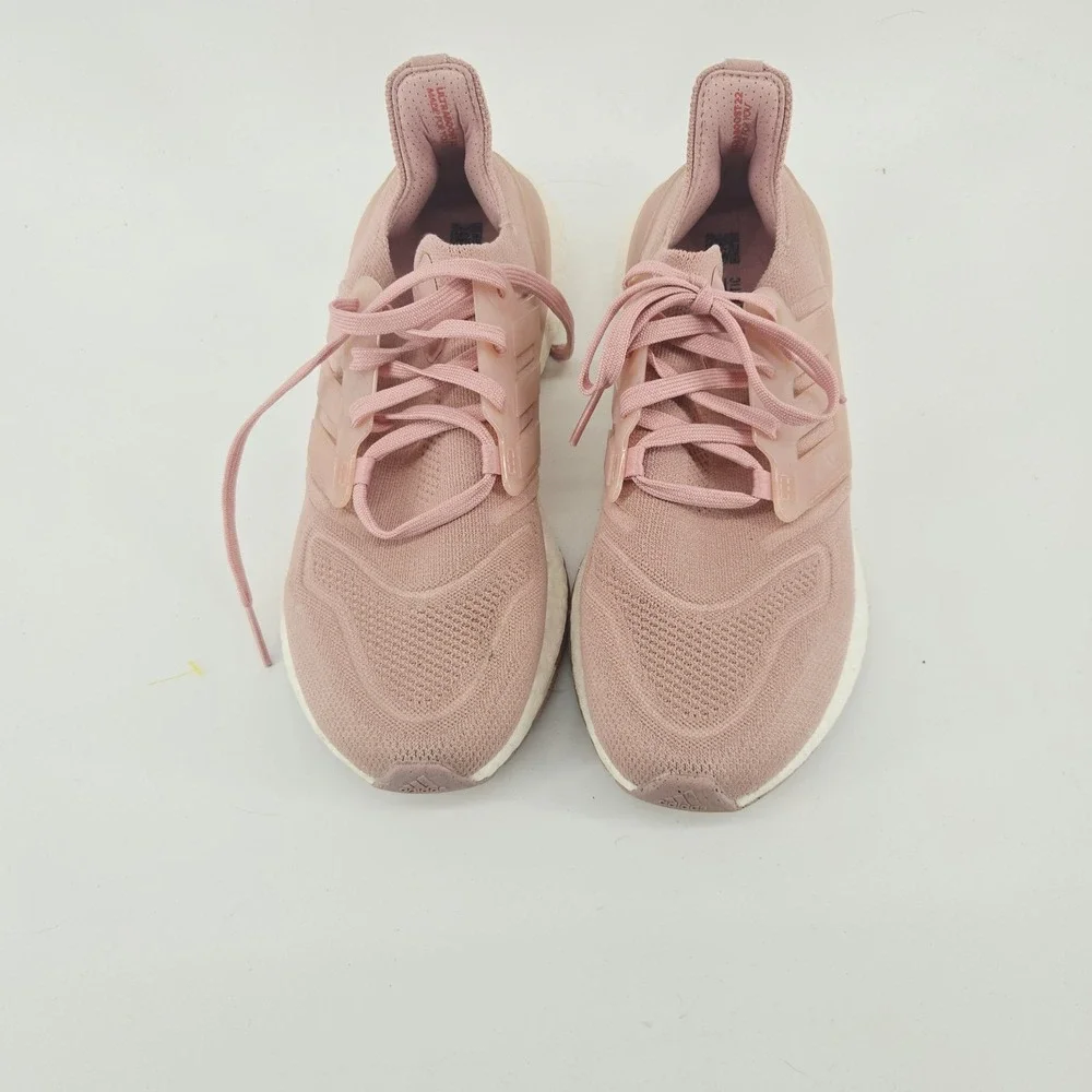 Adidas UltraBoost 22 Mauve Pink White Womens Size 9 US Athletic Sneakers Shoes